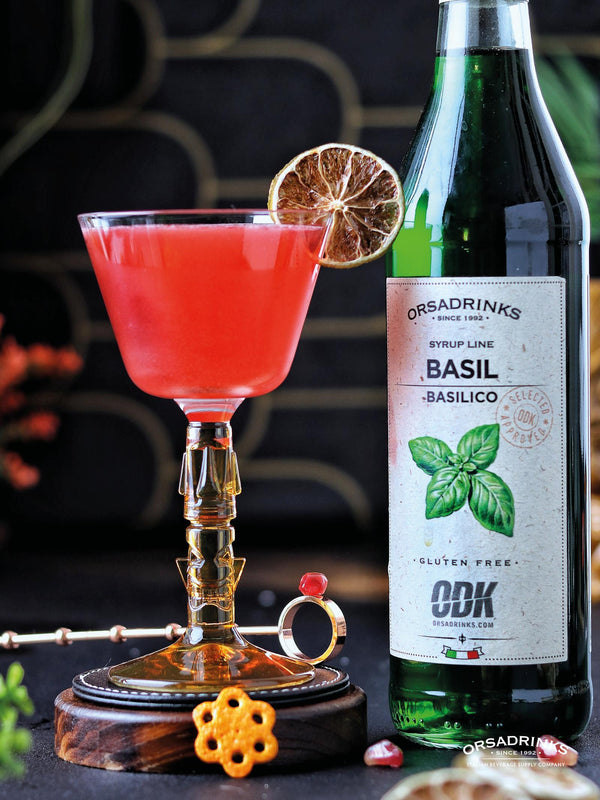 Basilika Granatäpple Daiquiri