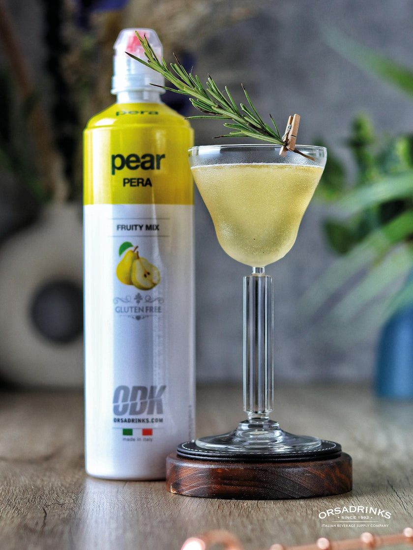 Päron Martini med rosmarin och ODK Päron Fruity Mix