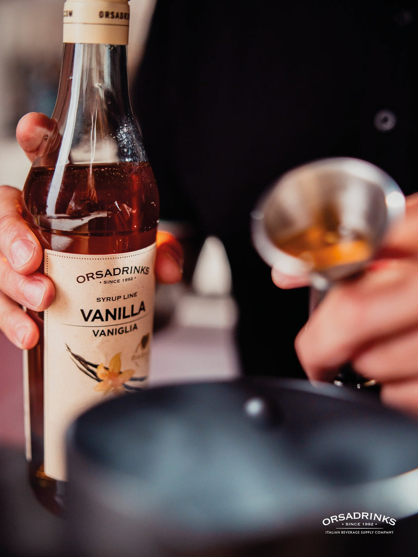Vanilj Whiskey Sour med ODK Vanilj Syrup