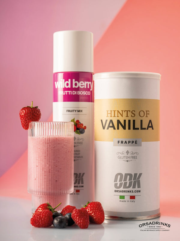 Vanilj & Skogsbär Frappé